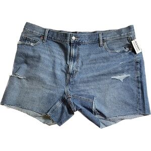 OLD Navy High Waisted Slouchy Cut-Off Jean Shorts (Z25)
